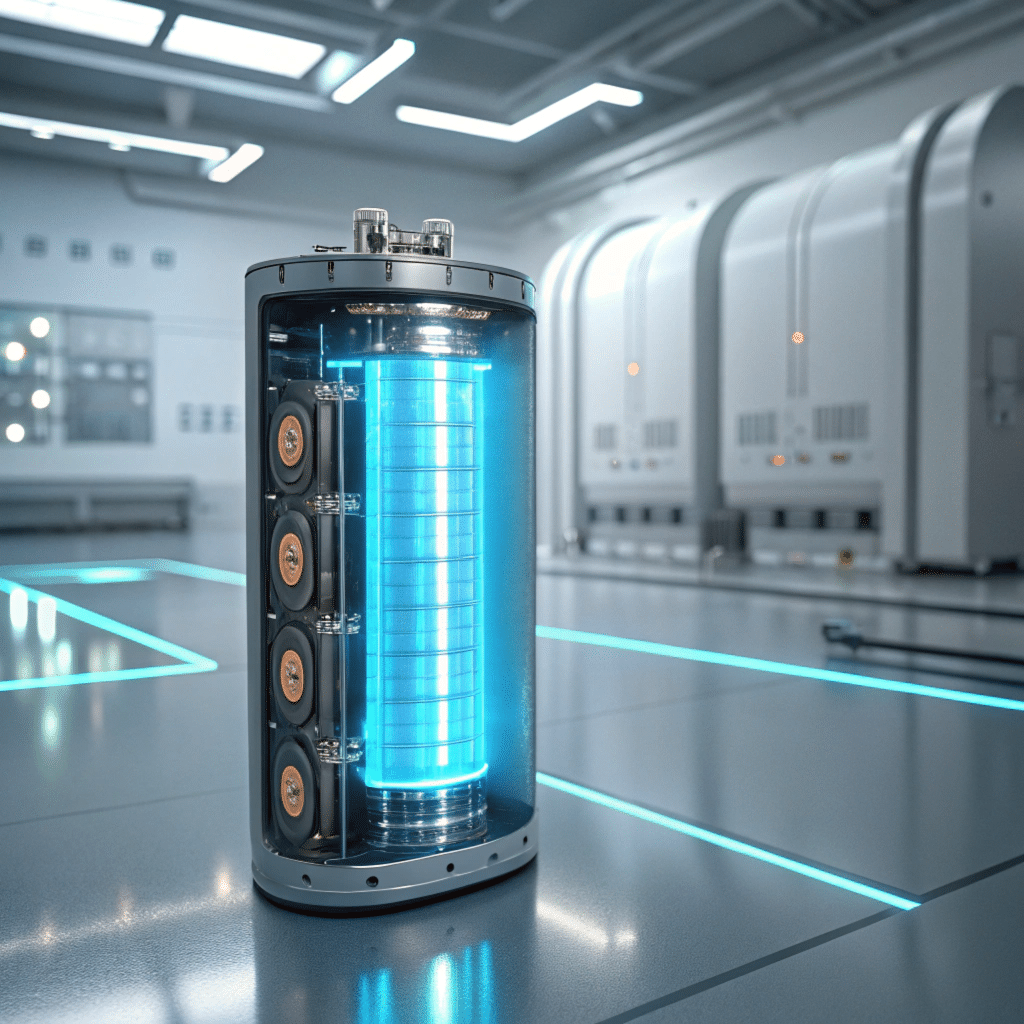 An illustration of how lithium-ion batteries power modern devices like smartphones and electric vehicles.